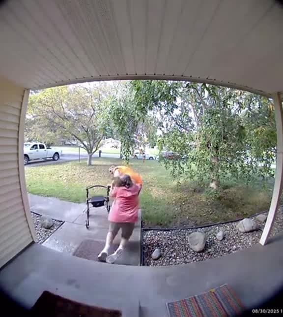 cover for An accident caught on camera #doorbellcam #funny #fall #ringcamera #funnyvideos