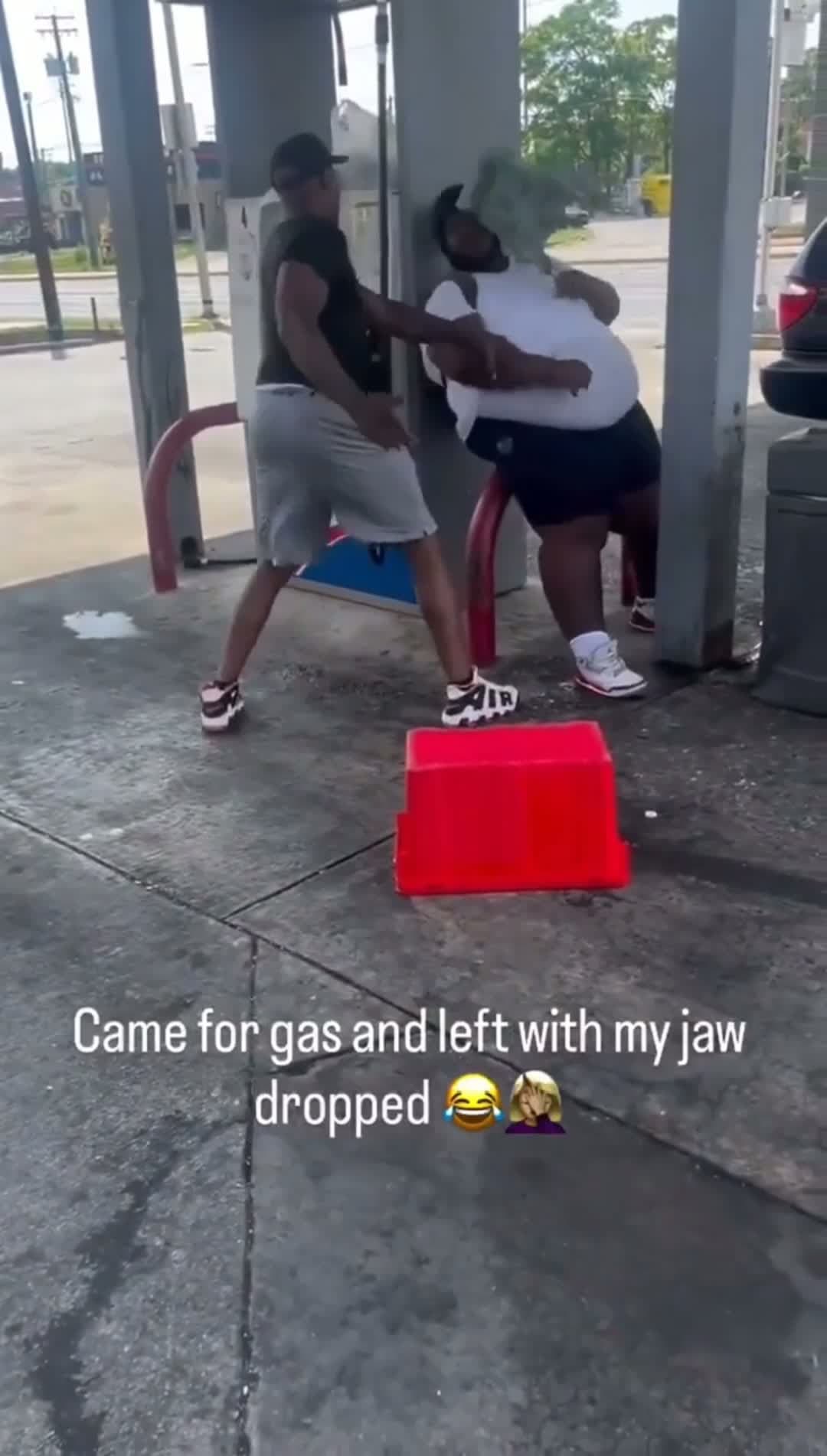 cover for Gas Station #fight #fights #viralvideo #fypシ #scoopz #wow