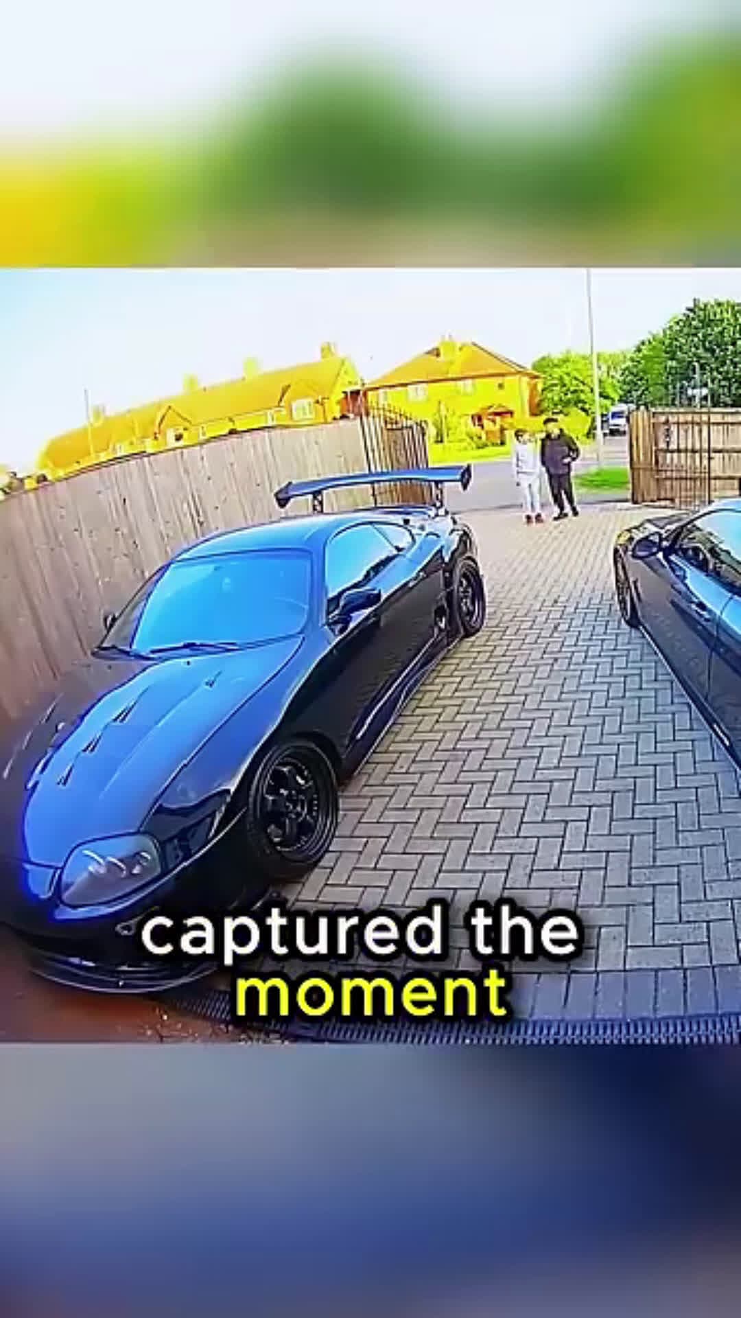 cover for Doorbell camera captures neighbor showing kids dream car! #kids  #cars 