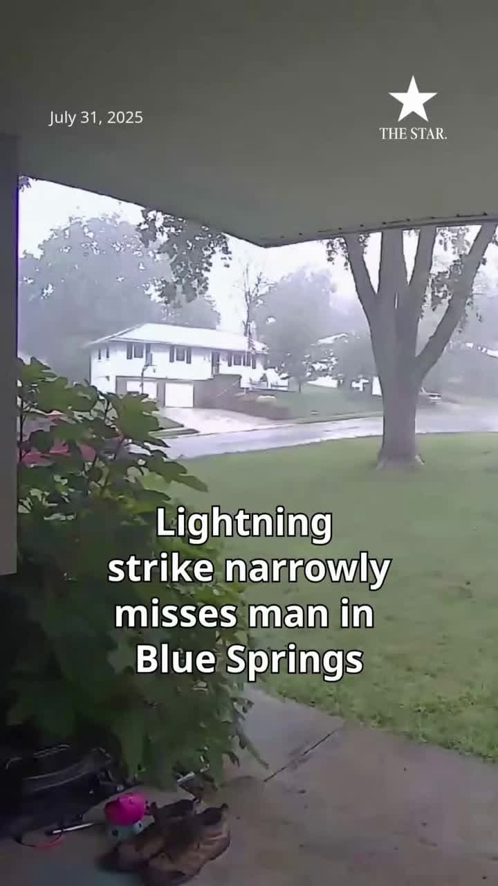 cover for With a flash and a bone-rattling bang, the lightning bolt came out of the heavens.Dylon Conner of Blue Springs is convinced that God saved him and his son from being killed during last week’s storms.“I don’t chalk a lot of st...