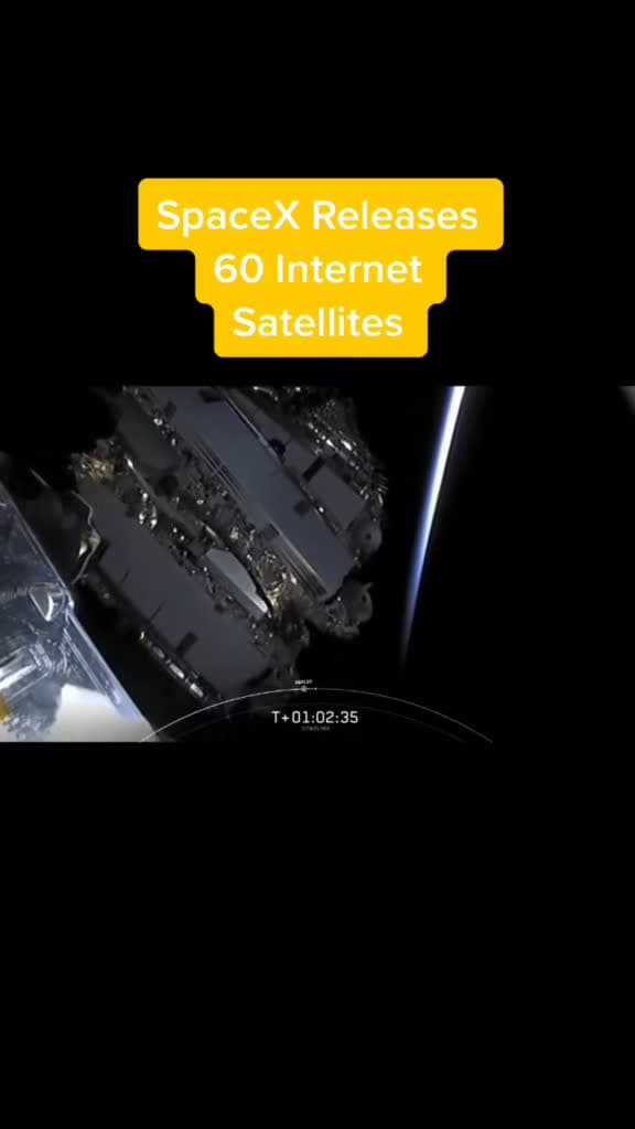 cover for SpaceX completes Starlink-3: 60 satellites deployed into orbit 🚀🌐 #SpaceX #Starlink #SpaceTech #RocketScience