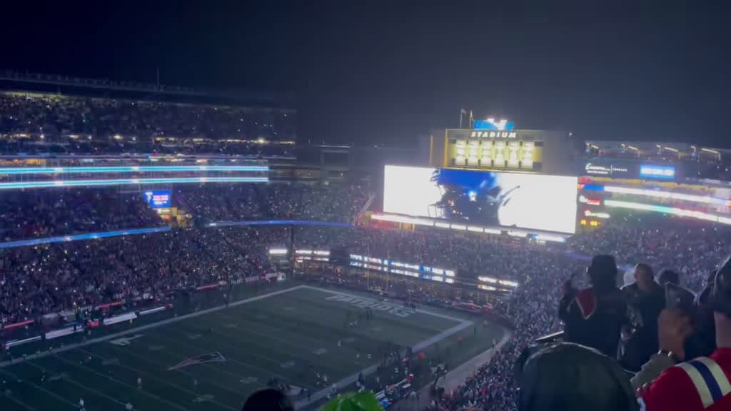 cover for Unforgettable Patriots entrance at Gillette Stadium! 🔥 #Patriots #GilletteStadium #NFL