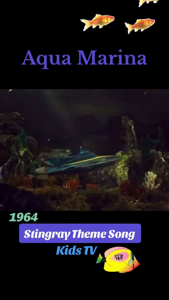 cover for Aqua Marina. Stingray. 1964. Kids Tv. Stingray is a British childrens science fic 91264 #american