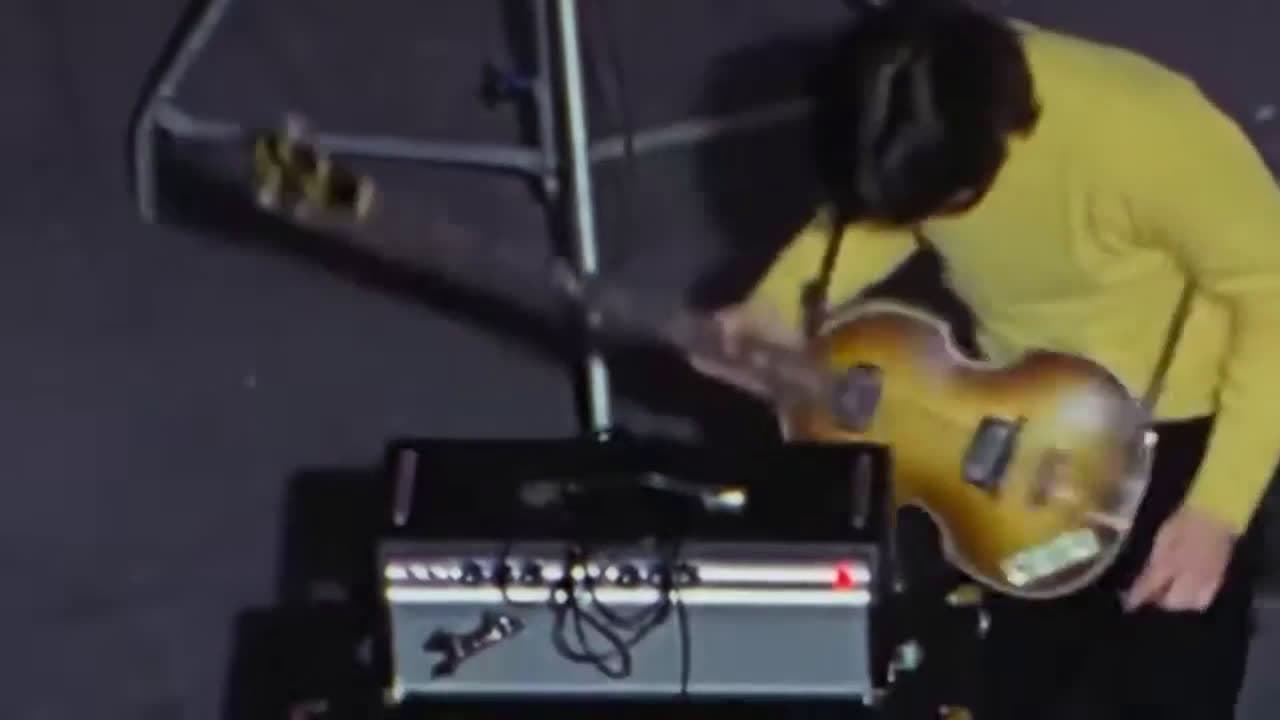 cover for Watch Paul McCartney instantly create "Get Back" while waiting for John Lennon in the studio, January 7, 1969 🎶 #TheBeatles #PaulMcCartney #ClassicRock #MusicHistory