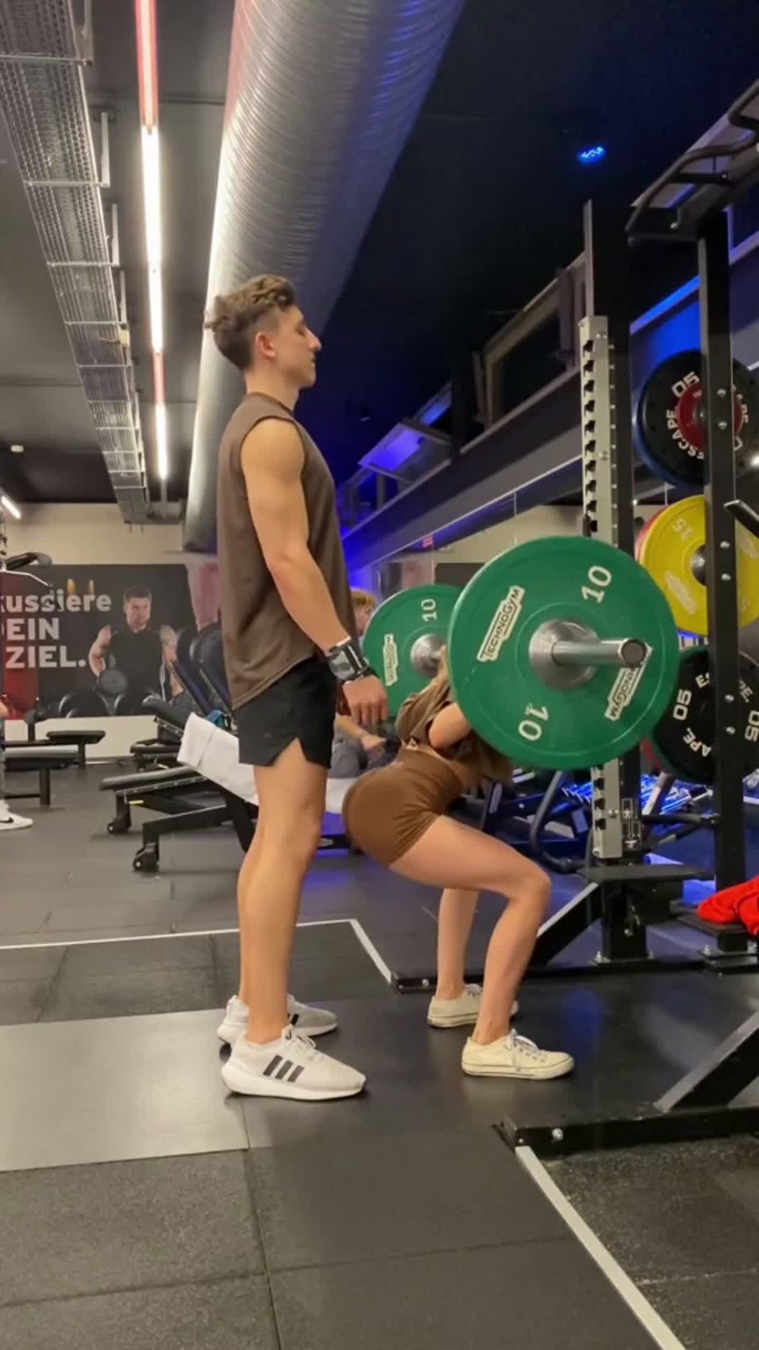 cover for 😂  #gymcrush #gymcouple #GymTok #fitnessmotivation #gymmotivation  #spottinger