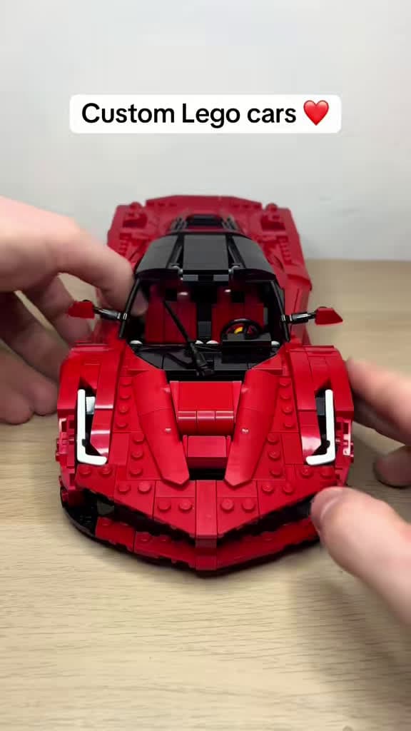 cover for Epic custom LEGO supercars! Which one is your favorite? 🏎️🔥 #lego #supercars #ferrari #mclaren #pagani