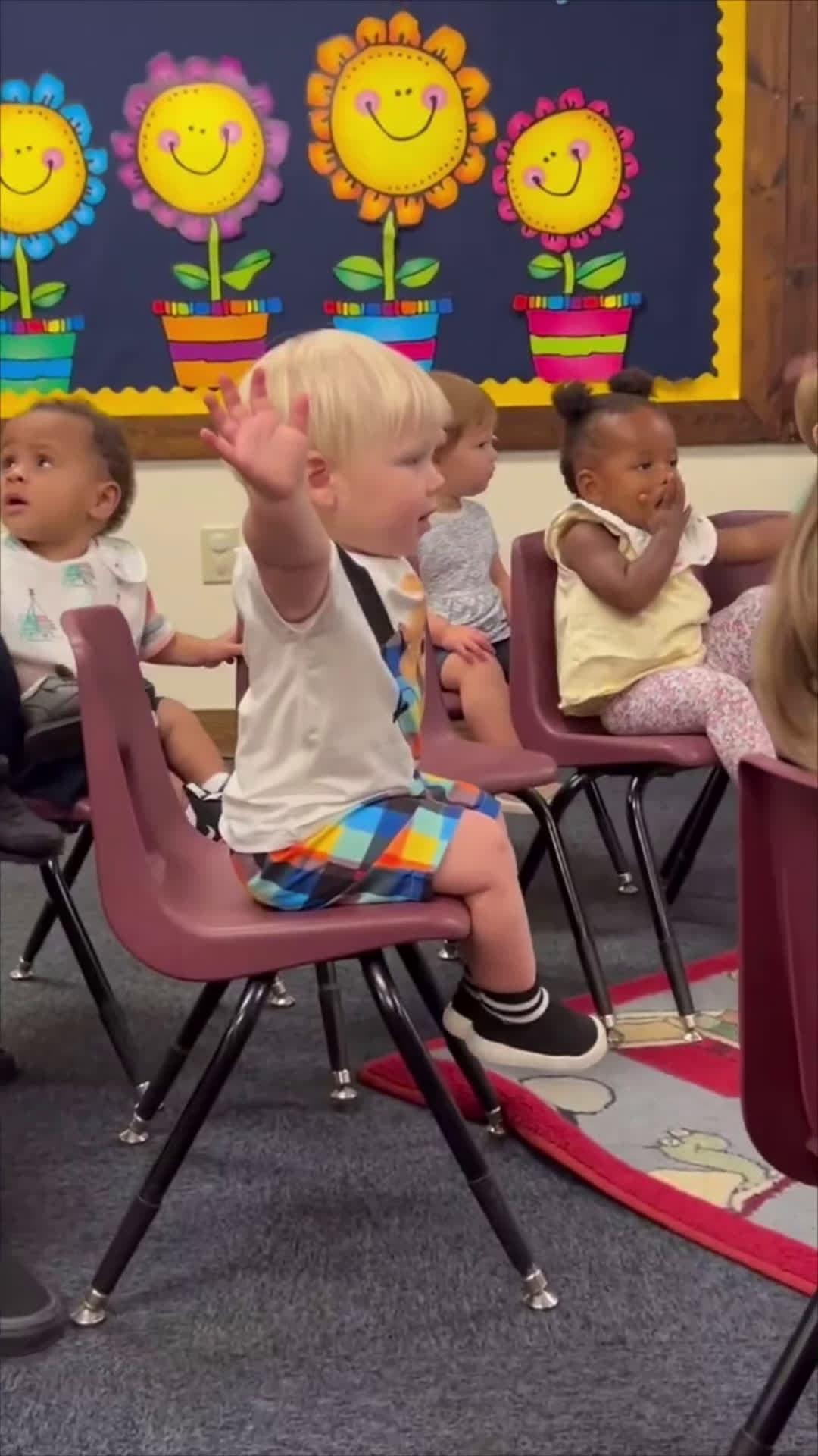 cover for #OddlySatisfying Precious Toddler Enjoys Wheels on the Bus Song.