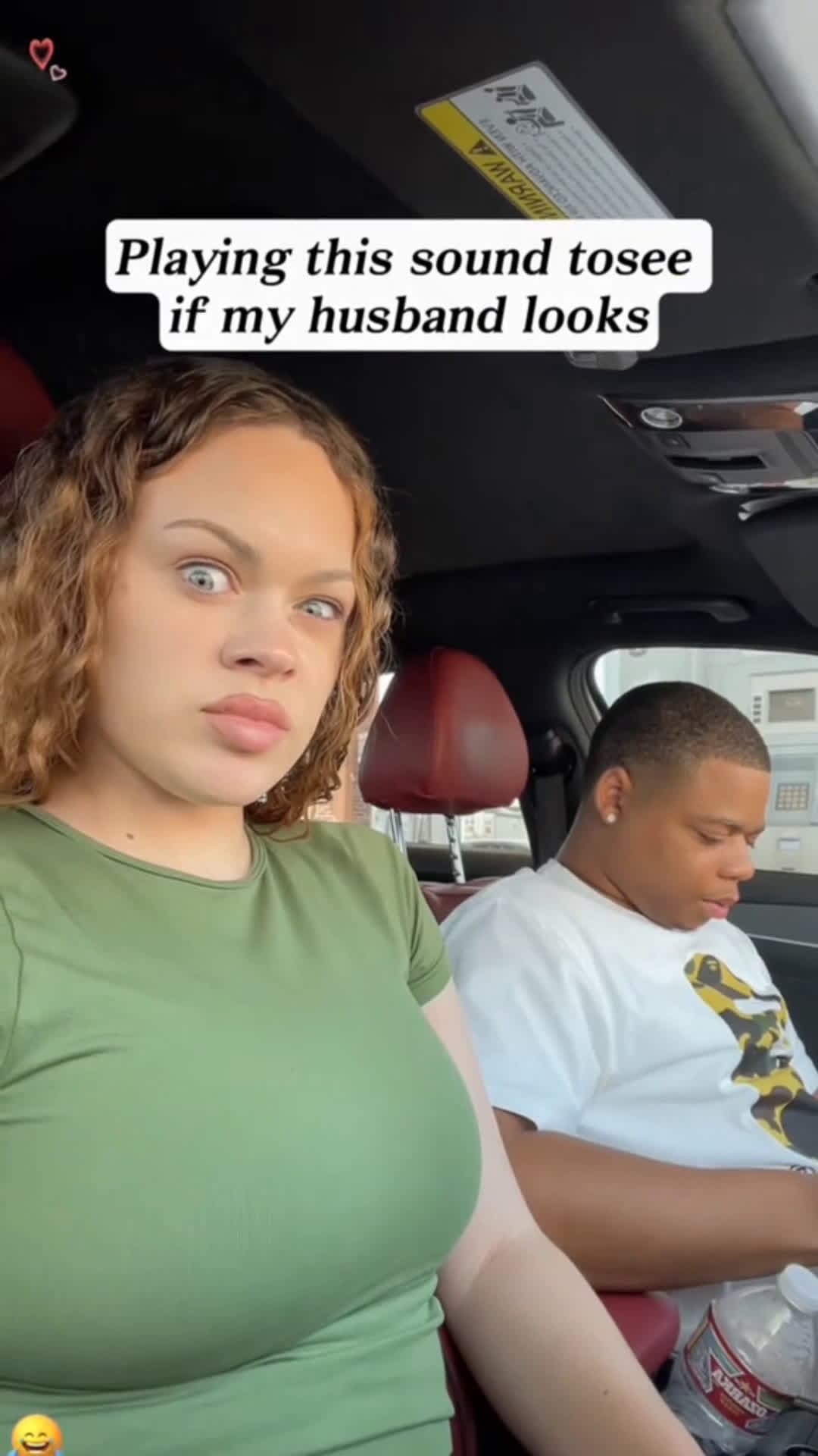 cover for Playing this sound to see if my husband looks#funny#prank 😅