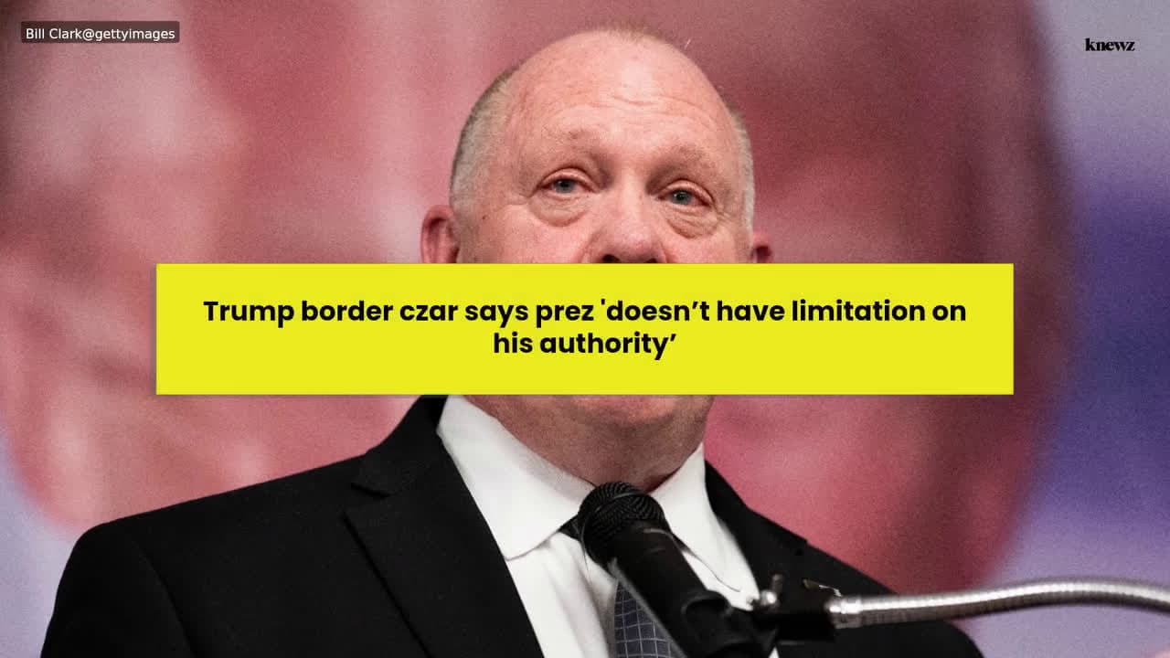 cover for Border czar Tom Homan alleges President Donald Trump faces no limits on his authority when it comes to making the U.S. safe — even as critics question the legality of his latest moves. Click the link in bio for details. (📸: GET...
