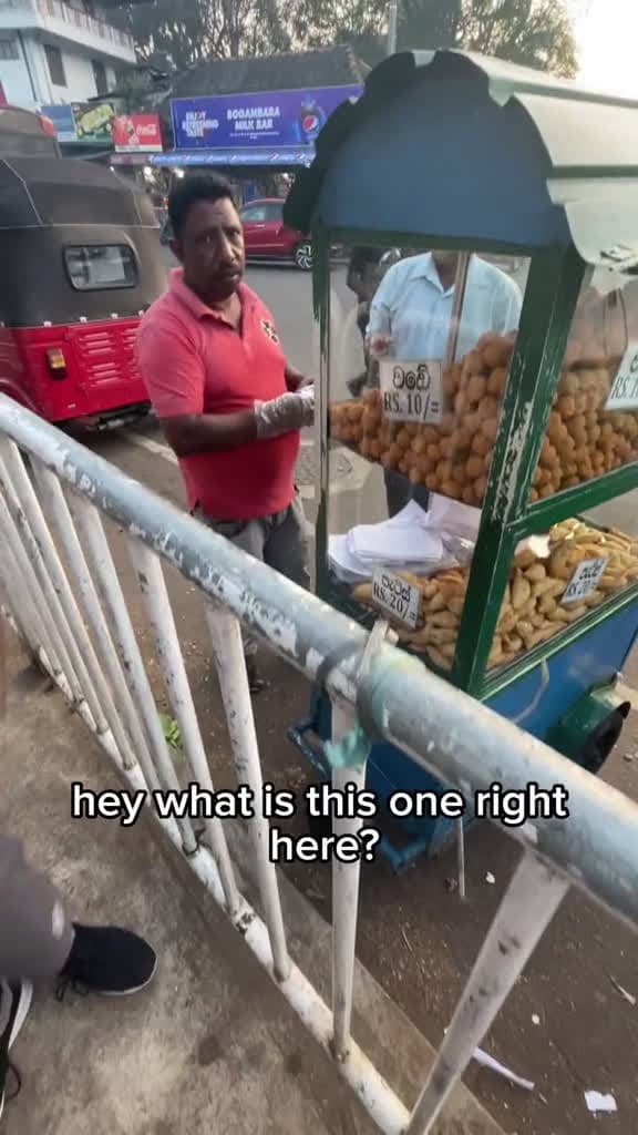 cover for $006 street snack in Sri Lanka #streetfood #colombo #kandy #srilanka
