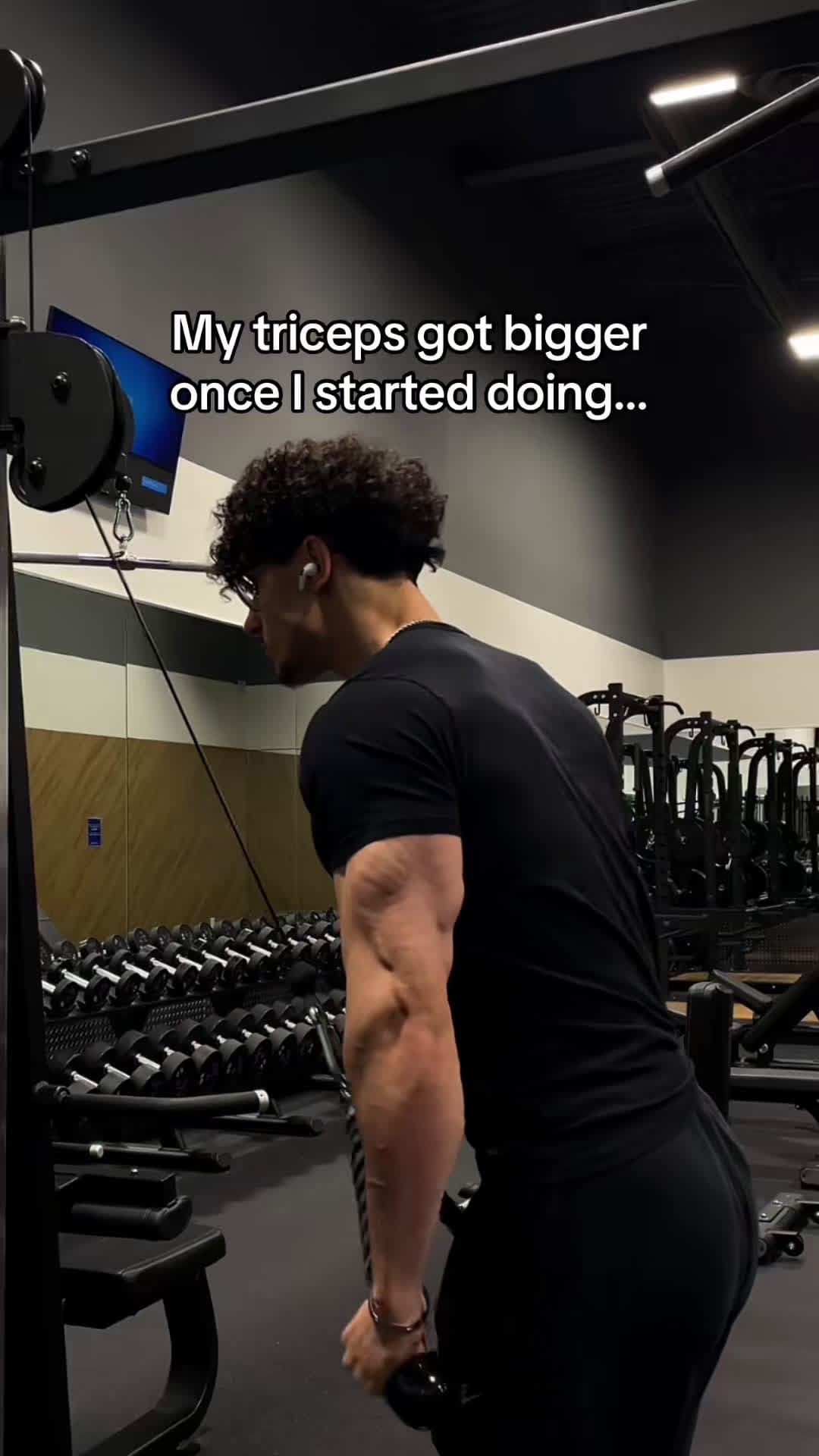 cover for Let me know in the comments ⬇️ Follow me for more fitness tips and workouts :)  #foryou #foryoupage #gymtok #gymmotivation #bodybuilding #triceps #tricepsworkout #aesthetics