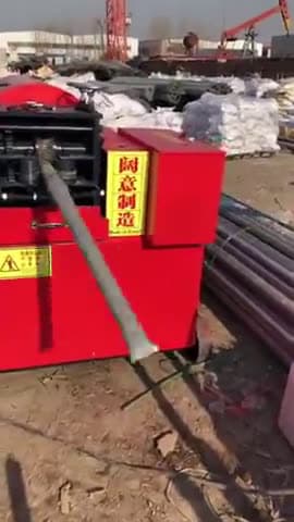 cover for Watch how this machine turns bent pipes perfectly straight! 🔥 #Engineering #Satisfying #Machinery