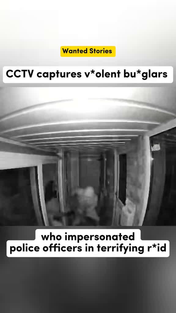 cover for Caught on CCTV: Burglars posing as police officers in a violent raid! 🚨 #PoliceImpersonation #Caught #UKPolice