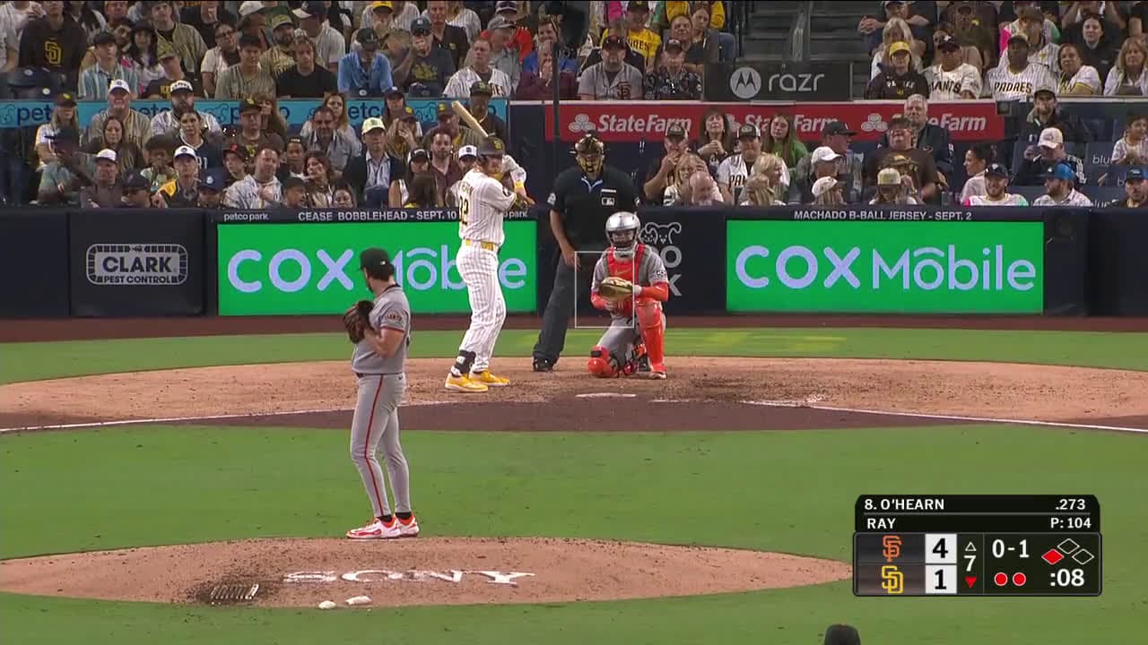 cover for Ryan O’Hearn's clutch 2-run homer off Robbie Ray cuts the lead to one in the 7th! ⚾🔥 #MLB #Baseball #HomeRun #ClutchMoment