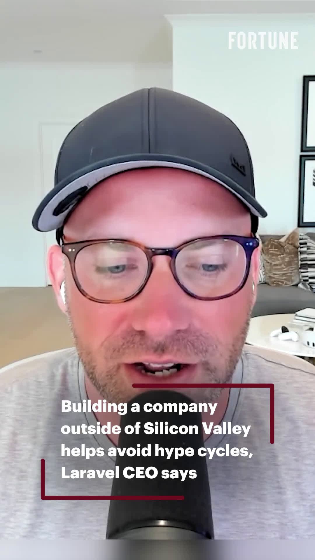cover for Building a company outside of Silicon Valley helps avoid hype cycles, Laravel CEO says