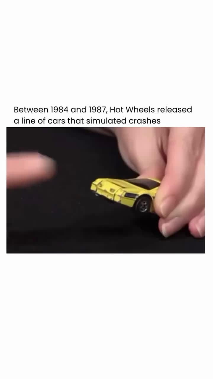 cover for #UnpopularOpinion Between 1984 and 1987, Mattel launched a line of Hot Wheels cars that stood out for their innovation and interactivity- the Crack-Ups. These die-cast models featured a unique mechanism- when they collided in specif