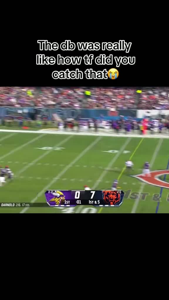 cover for Had to double check that move! 🐻🔥 #Bears #JordanAddison #Vikings #NFL