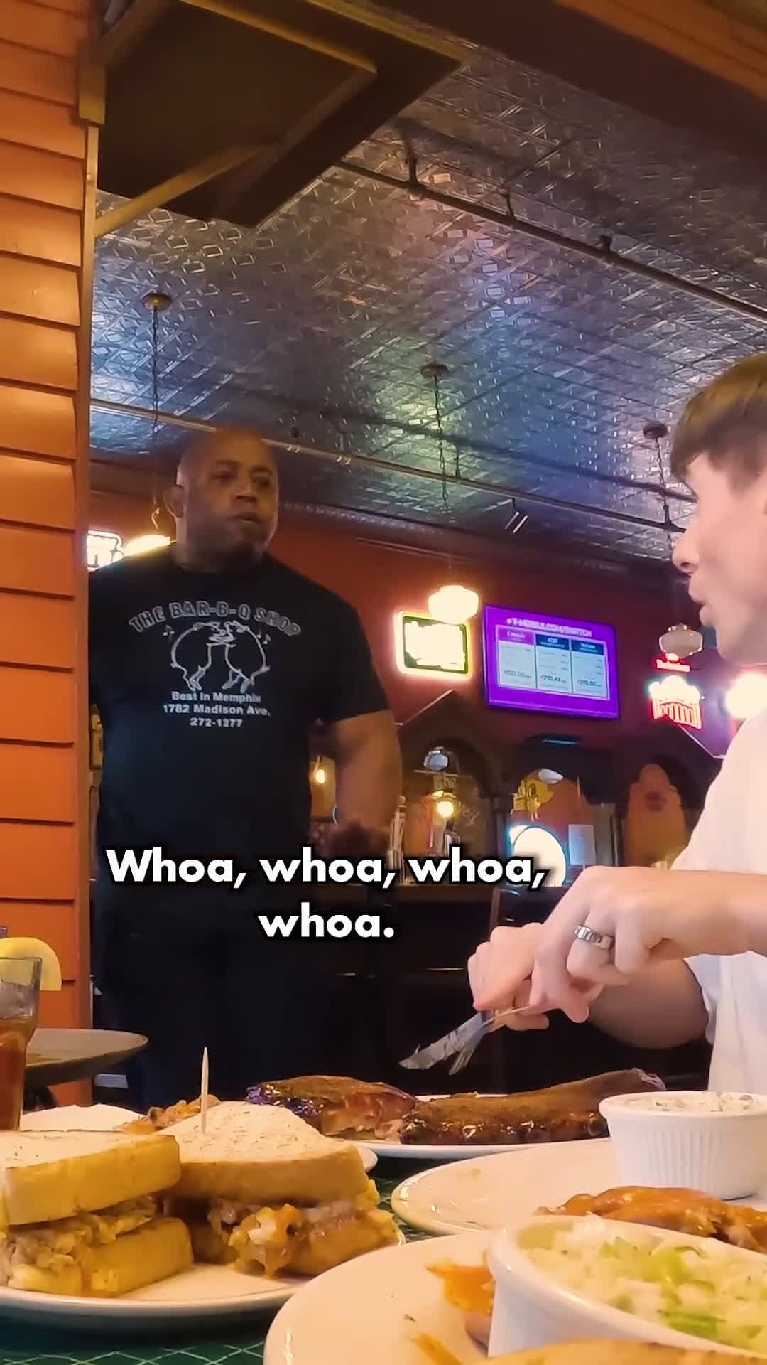 cover for Two Brits try ribs for the first time and their reactions are priceless! #bodycam 