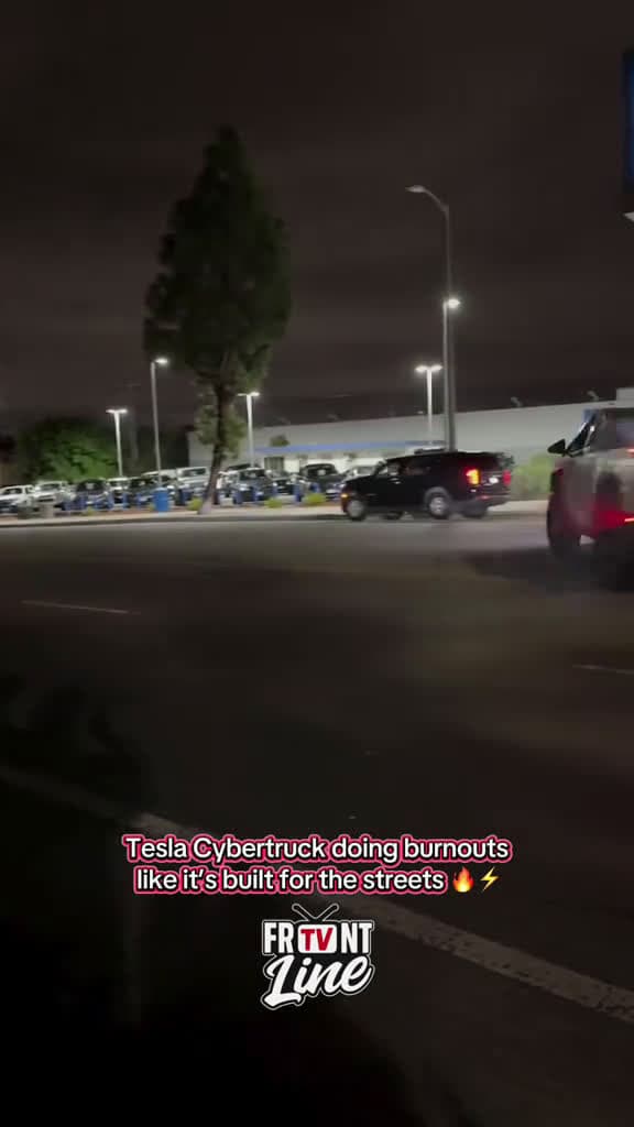 cover for Would you push it like this? 👀 #FrontlineTV #Cybertruck #TeslaBurnout #EVpower #FYP #ViralVideo #StreetTakeover #ElectricBeast #TikTokCars