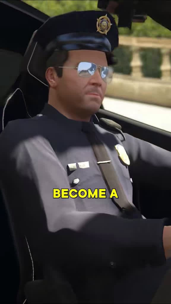 cover for Go undercover as a GTA 5 cop - no cheats, no mods! 🚓 #GTA5 #GTAV #GTA5Online