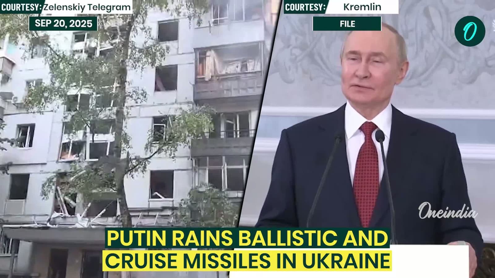 cover for Putin BLEEDS Ukrainians; Fires 580 Drones, 40 Missiles With Cluster Munitions in Deadly Night Attack