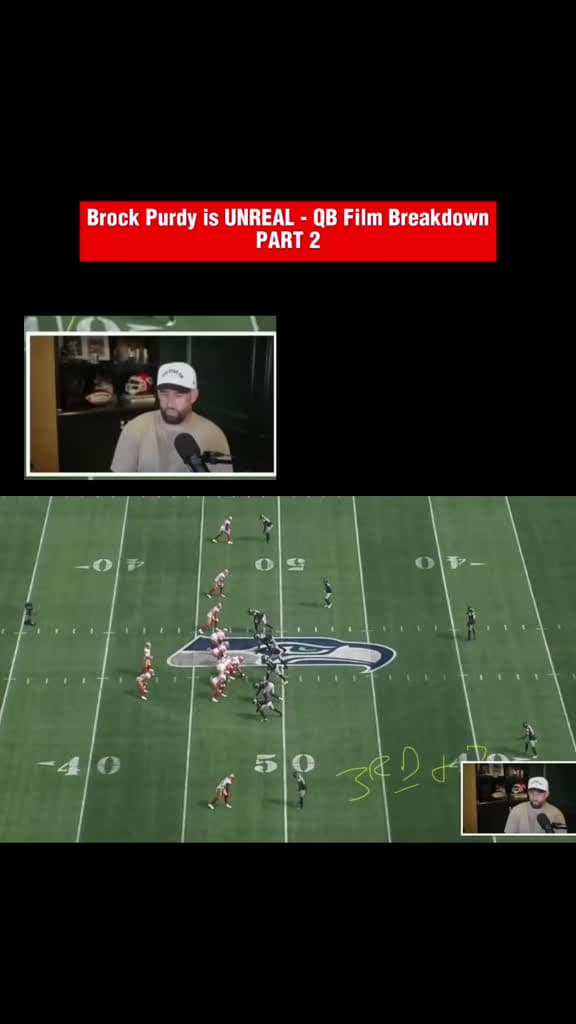 cover for Brock Purdy is UNREAL! Watch this insane QB film breakdown 🚀 #BrockPurdy #49ers #NFL2025