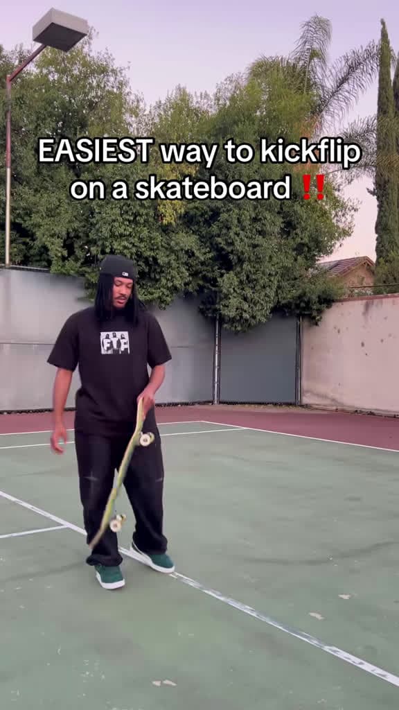 cover for Learn how to kickflip like a pro with BbyYoshando! 👟🛹 #Skateboarding #Kickflip #TrickTips #SkateLife