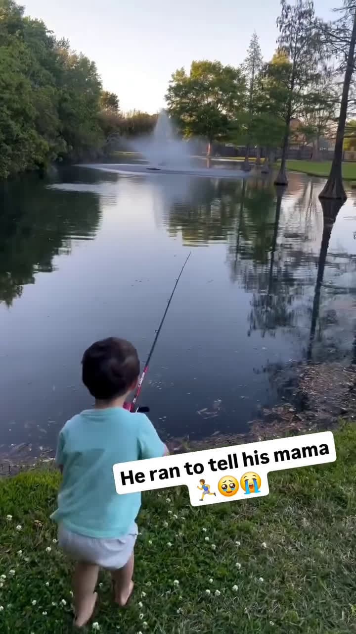 cover for #FirstVideoChallenge First fish at 3yrs old