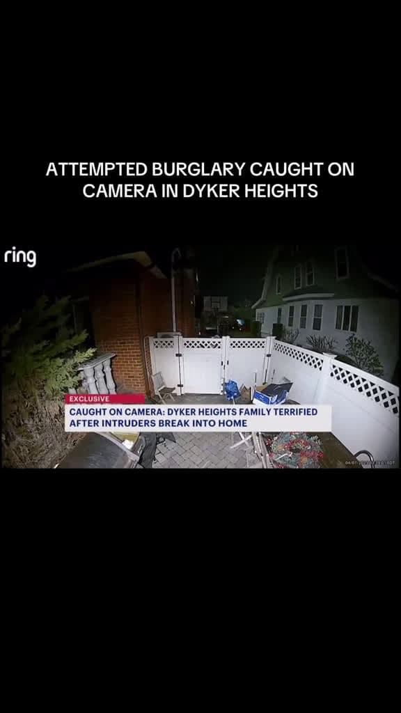 cover for Caught on camera: Three men break into Dyker Heights home at 3:40 AM! 😱 #DykerHeights #Burglary #News12Exclusive