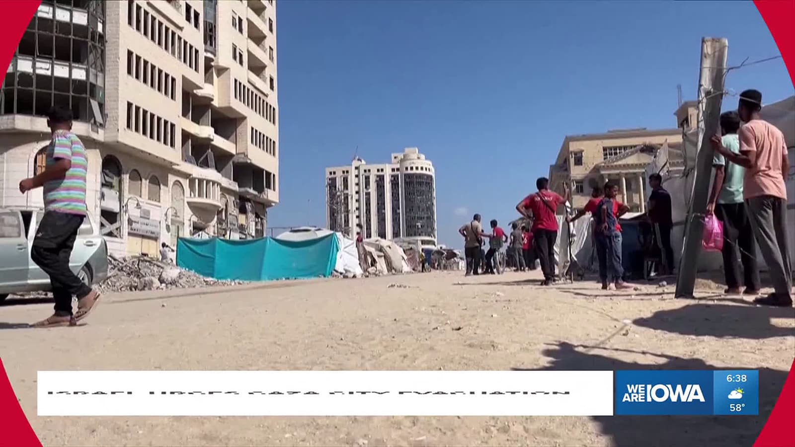 cover for Israeli military orders all residents of Gaza City to evacuate immediately