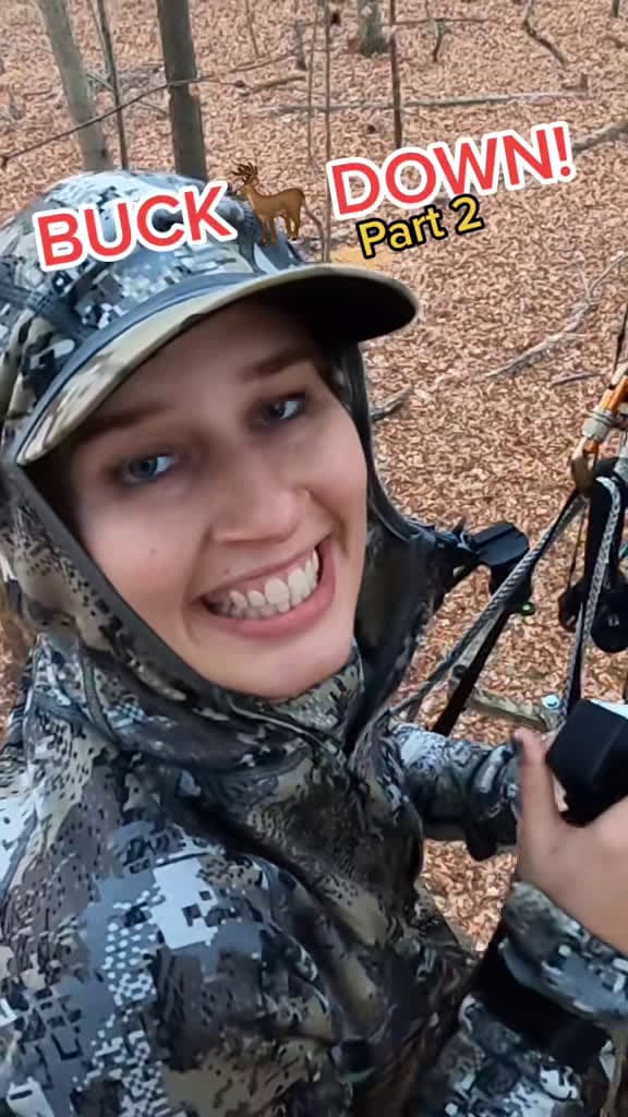 cover for Big Buck Down! Who are you calling first? 🦌 #Bowhunting #HuntingLife