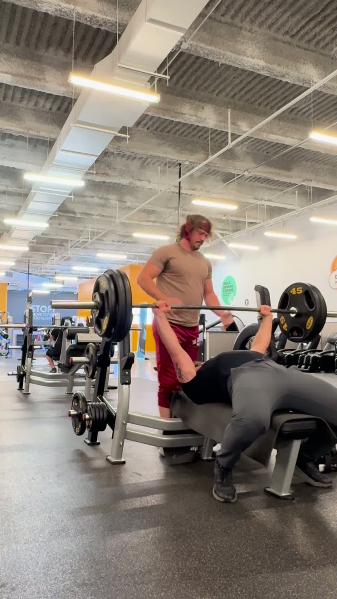 cover for Hit a 300lbs bench press at 220lbs! Touch n Go grind 💪 #BenchPress #PR #StrengthGoals
