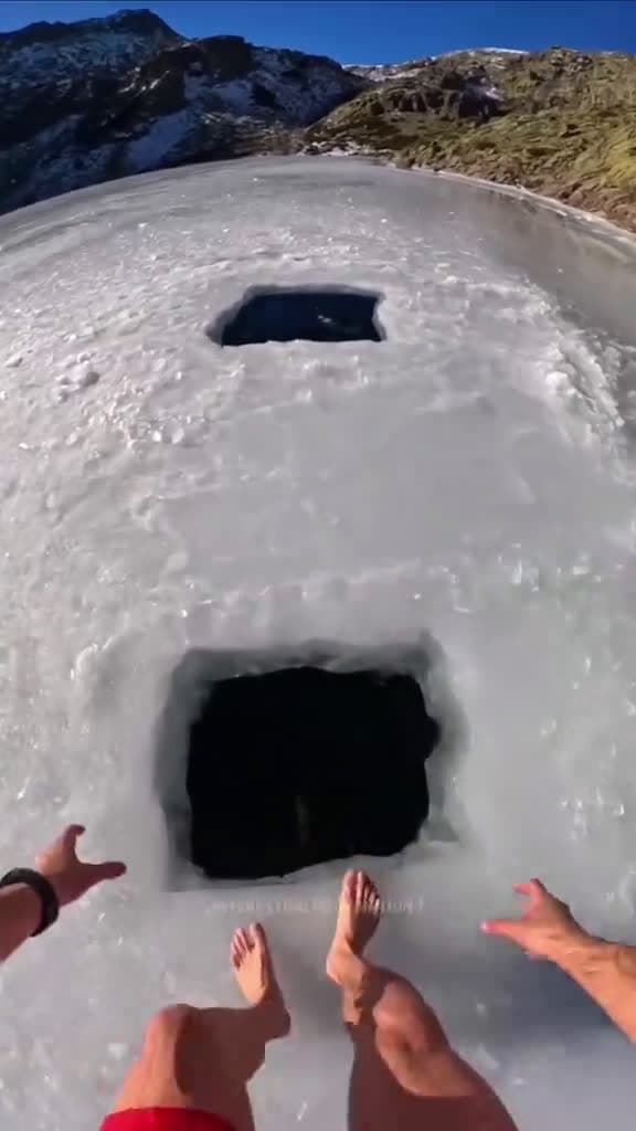cover for Swimming Under Ice Gone Wrong fyp LearnOnTikTok viral video foryou new amazing fa 61454 #shortvideos