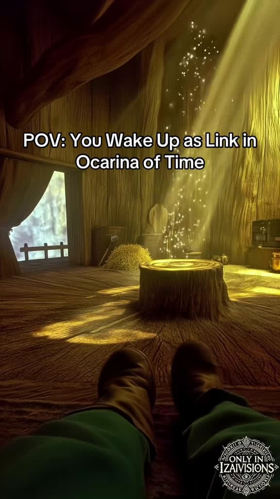 cover for Imagine waking up as Link in a hyper-realistic Ocarina of Time 🌳✨ Experience Hyrule like never before! #Zelda #OcarinaOfTime #AIArt