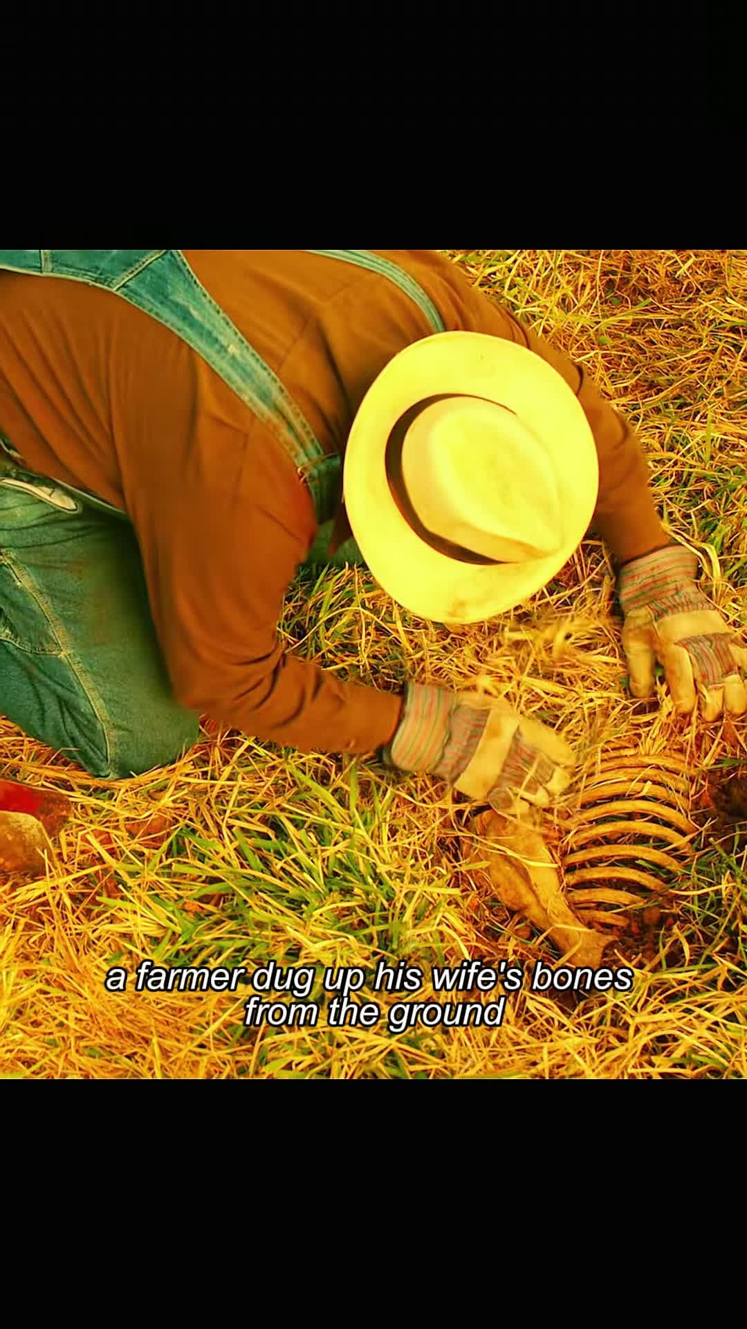cover for #FavMovieClip A man made a scarecrow out of his deceased wife's remains to commemor.