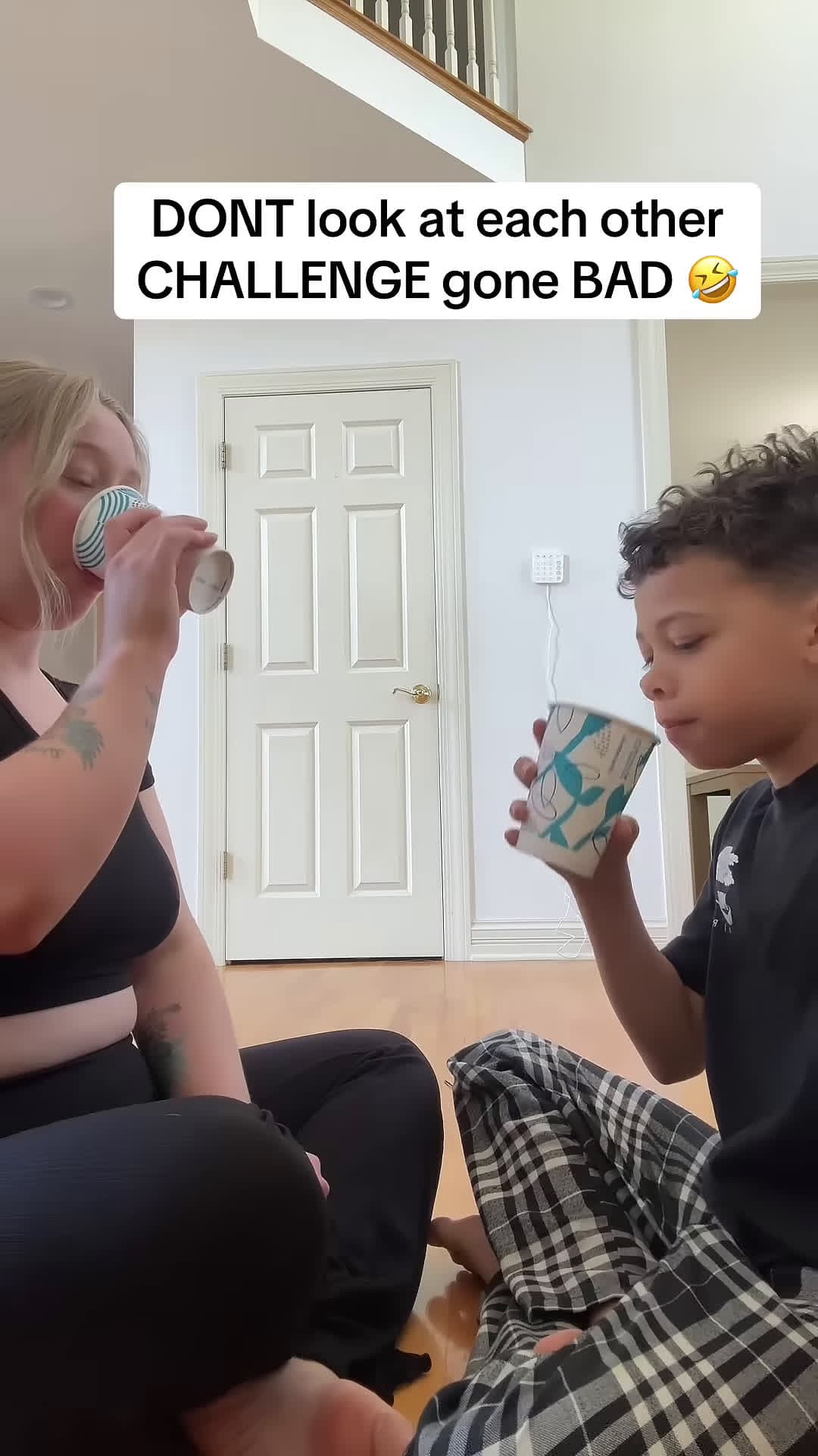 cover for Dont LOOK at each other CHALLENGE gone BAD