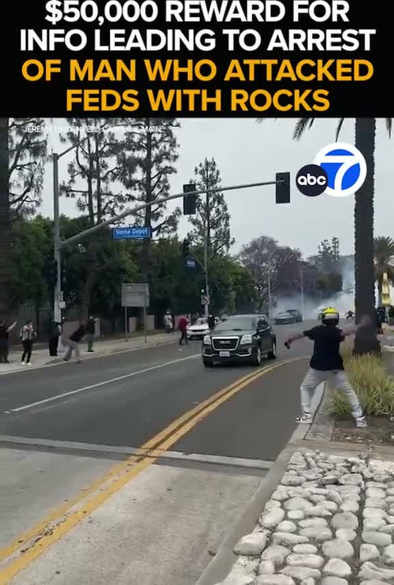 cover for The FBI has identified the man accused of attacking numerous federal vehicles with rocks #caughtoncamera
