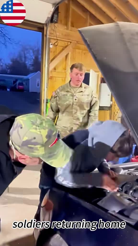 cover for Heartwarming moment a soldier surprises their kids 🤗 #Homecoming #FamilyReunion #Surprise