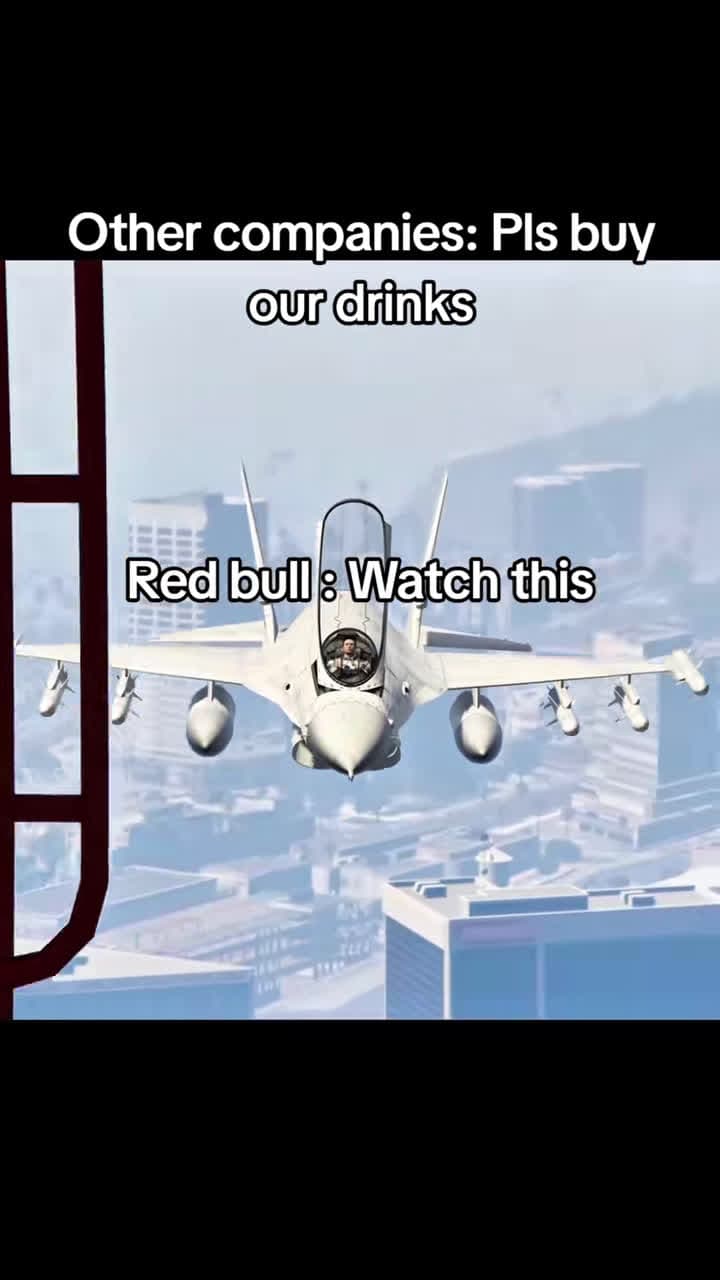 cover for When Red Bull actually gives you wings 🪽 #redbull #stunt #gta5 #viral