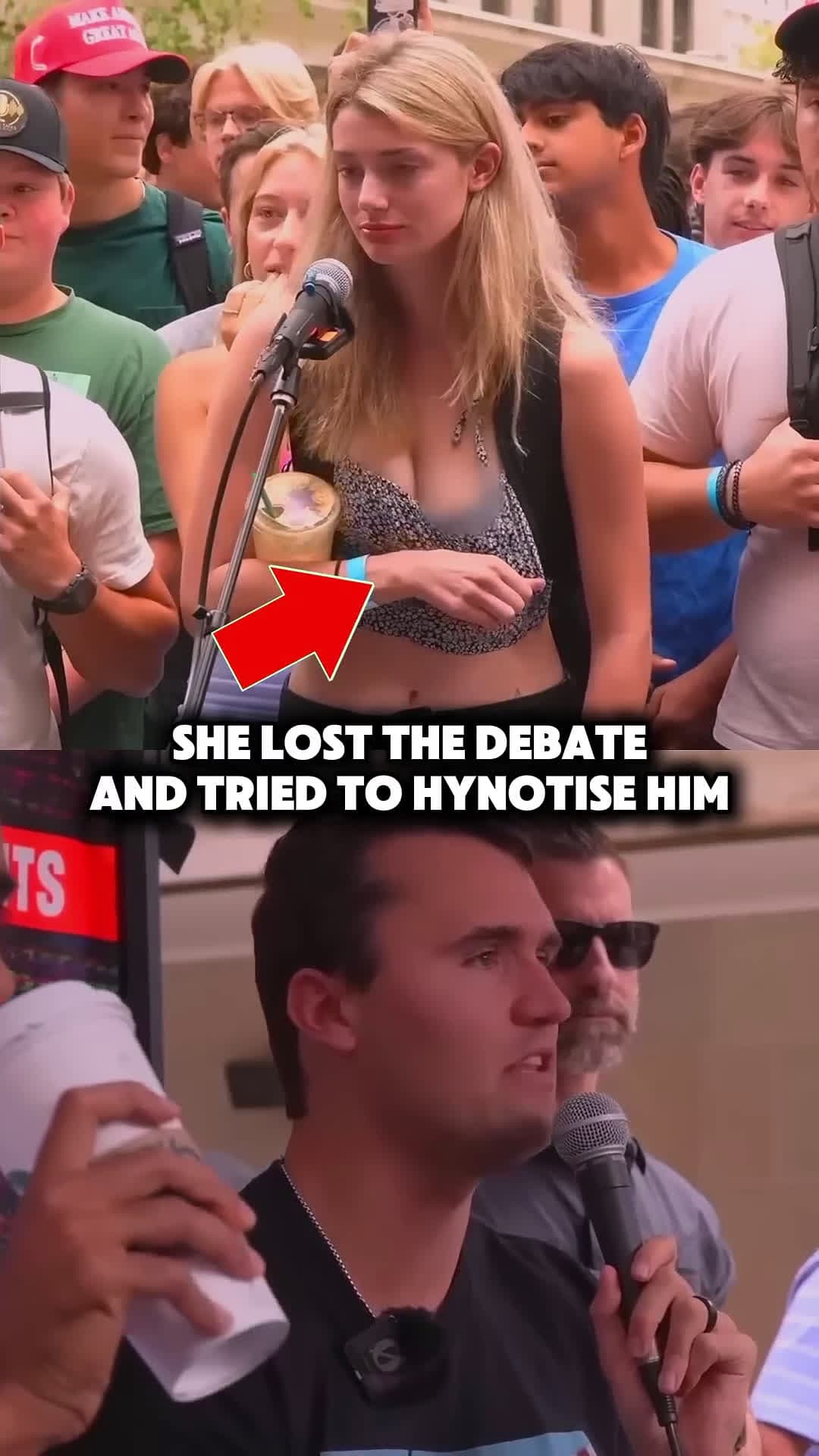 cover for ! #charliekirk #debate #college