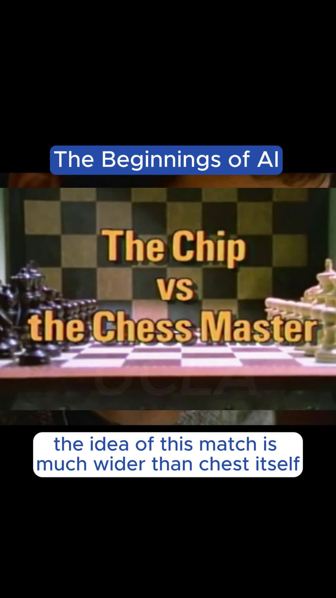 cover for Garry Kasparov vs the First Chess Chip — a landmark clash in chess history 🤖♟️ #Kasparov #ChessHistory #ChessComputer #TechVsChess #ArchivalFootage