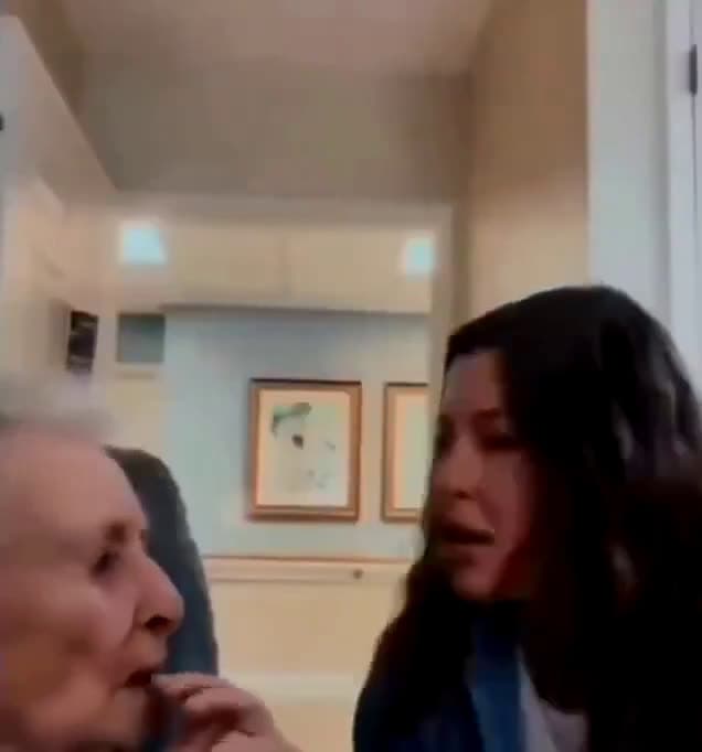 cover for 100 year old woman reacting to being 100 #funny #cute #fyp #old #scoopz #foryou