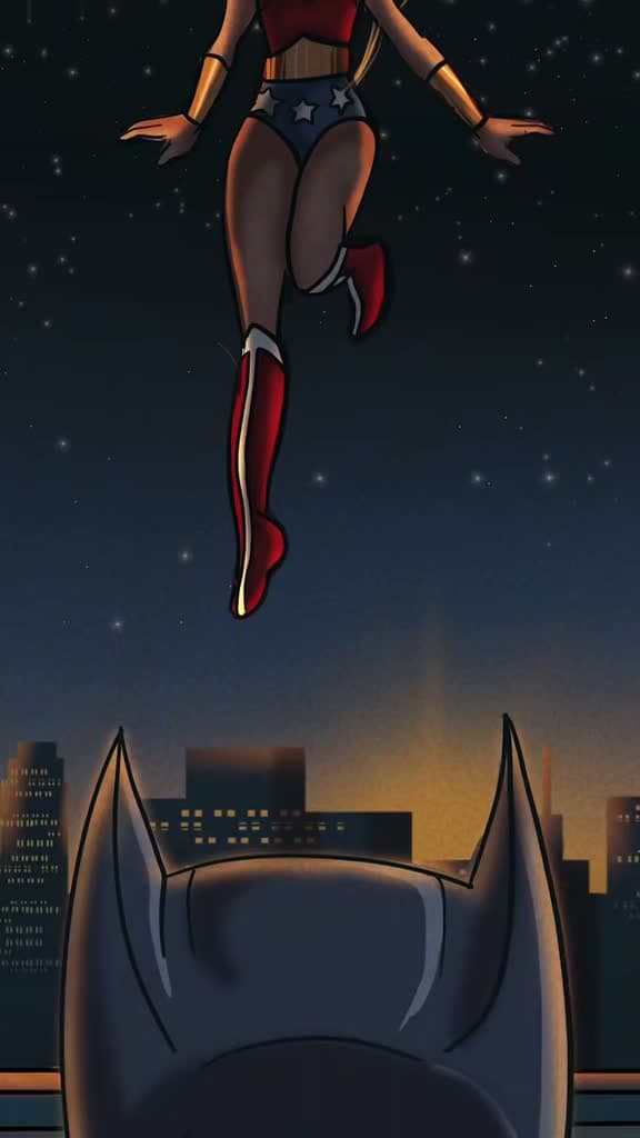 cover for Even heroes need a hero sometimes 💥 #DCComics #WonderWoman #RedHood #Batman