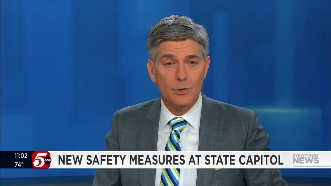 cover for New security measures in effect at State Capitol