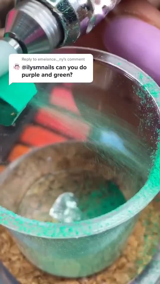 cover for Reply to @emelance._ny 💜💚 #nailart #nails #nailtutorial #acrylicnails #satisfying #scoopz  #viral 