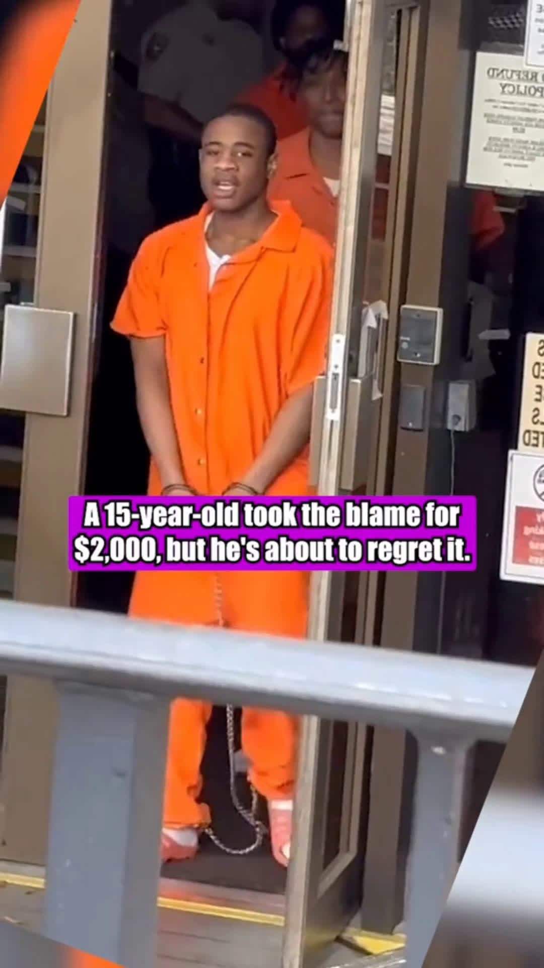 cover for A 15 year old took the blame for $2000 but he's about to regret it . #truecrime #crime #scoopz #viral #fyp #police #policeofficer #truestory 