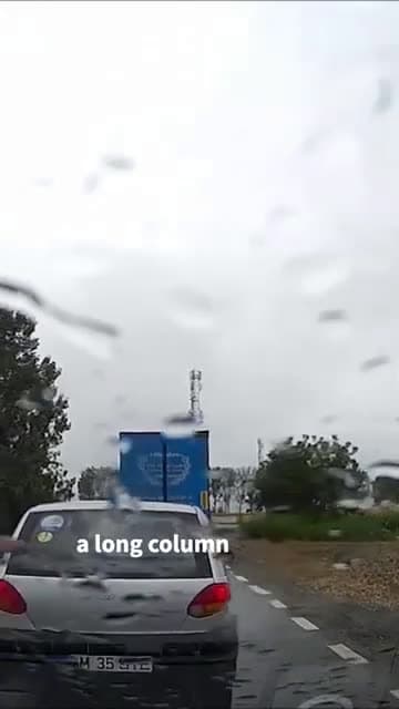 cover for SEMI TRUCK BLOCKS DRIVER WHO SKIP THE LI