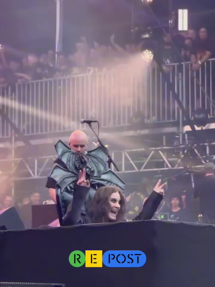 cover for Ozzy Osbourne's heartwarming final bow on stage in Birmingham 🎸✨ #OzzyOsbourne #MusicLegend #FinalPerformance