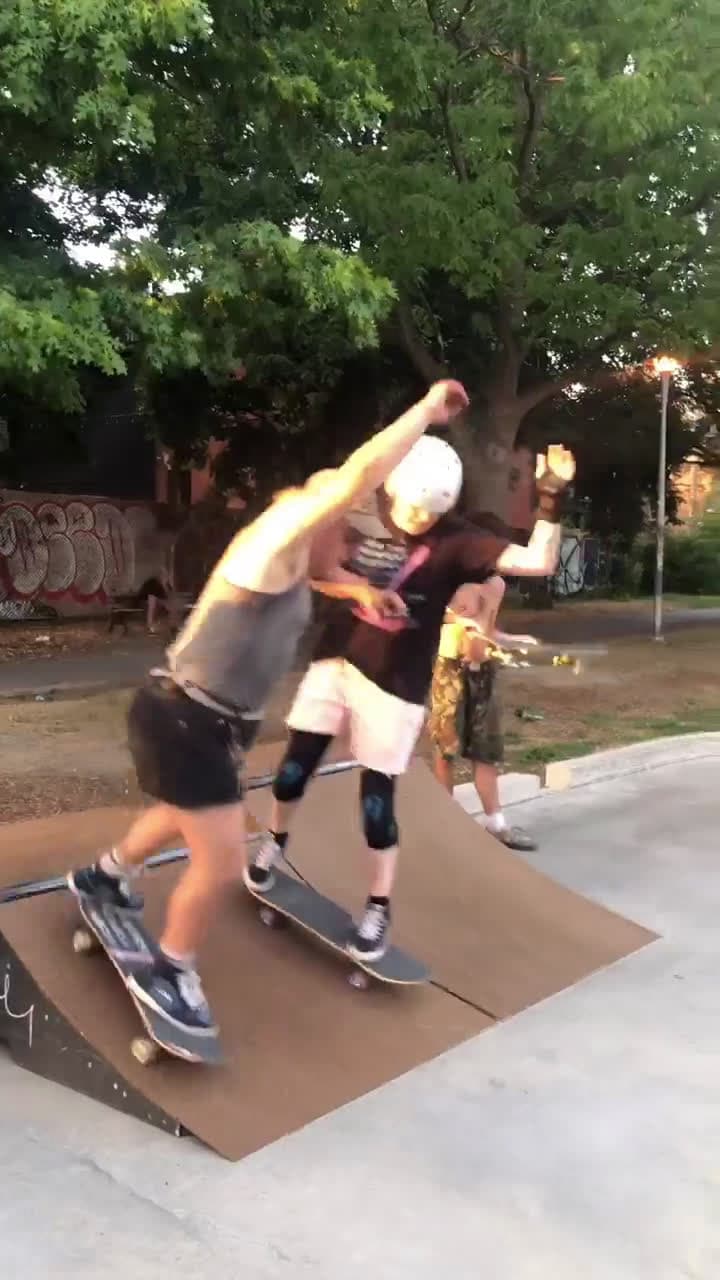 cover for Finally nailed the drop-in at a skate event! 🛹 Watch the moment and keep chasing that trick. #Skateboarding #DropIn #SkateLife #TrickProgress