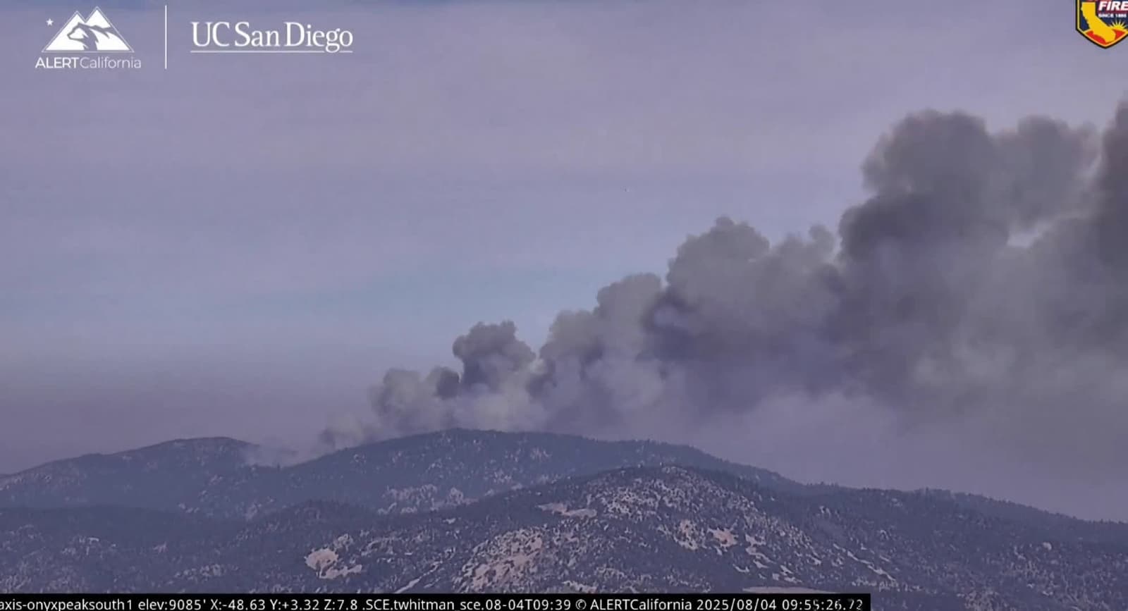 cover for Gold Fire burns near Big Bear Lake